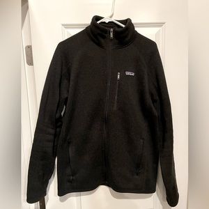 Black M Men’s Patagonia Zip-up Jacket